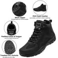 thumbnail image 3 of Alpine Swiss Brent Men's Lightweight Hiking Boots | Durable Outdoor Walking Shoes with Enhanced Grip & Comfortable Fit (RUNS LARGE – Size Down), 3 of 7