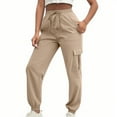 thumbnail image 4 of Simua Women's Solid Color Lightweight Joggers - Dry Summer Hiking Pants with Multiple Pockets for Outdoor Activities and Casual Wear, S-XXL, 4 of 9