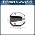 thumbnail image 4 of Unique Bargains Motorcycle Kickstand Pad Motorcycle Kick Stand with Wrench Aluminum Alloy Silver Tone 1 Set, 4 of 7