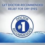 Refresh Optive Advanced Lubricant Eye Drops Artificial Tears, 20 ml, 2 Bottles