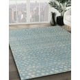 thumbnail image 2 of Ahgly Company Indoor Square Abstract Light Slate Gray Abstract Area Rugs, 3' Square, 2 of 6