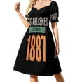 thumbnail image 2 of Vestido de manga corta, vestido largo para mujer, vestido de verano para mujer 2025, 2 of 8
