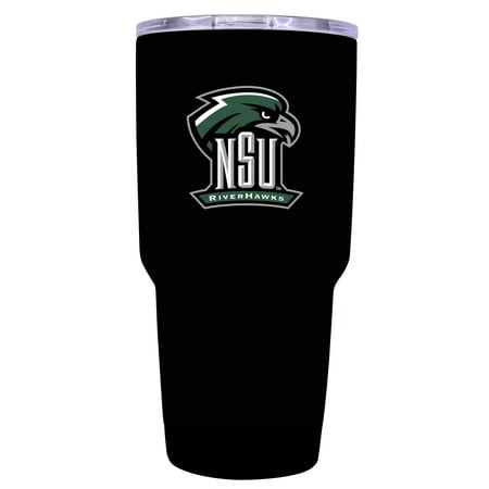 

Northeastern State University Riverhawks 20 oz Black Insulated Stainless Steel Tumbler