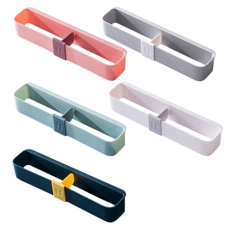 TAILTOSS 5Pcs Back of Door Organizer WallMounted for Bathroom Slippers