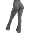 thumbnail image 4 of High Waist Women Slim Fit Yoga Pants Solid Trumpet Leggings, 4 of 5