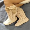 thumbnail image 4 of Baby Girl Over Calf Knee High Knitting Stockings Non-Slip Socks, 4 of 6