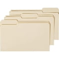 thumbnail image 2 of Carpetas de archivos Staples Manila Legal, tamaño 3 pestañas, surtidas, 100 unidades, 2 of 5