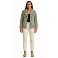 thumbnail image 3 of Turtle Bay New York   Women's One Button Faux Fur Lined Swing Jacket, 3 of 6