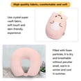 thumbnail image 4 of Almohada de viaje stocaggio Kids 2 en 1 con cuello deformable, unicornio rosa, 4 of 6