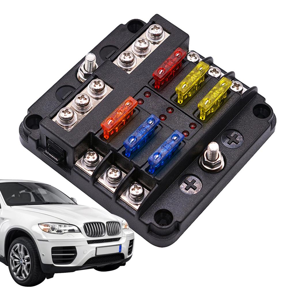 Tohuu Fuse Box Waterproof Fuse Block Waterproof Ship Fuse Panel With