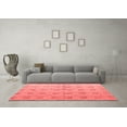 thumbnail image 3 of Ahgly Company Machine Washable Indoor Rectangle Abstract Red Modern Area Rugs, 4' x 6', 3 of 4