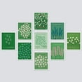thumbnail image 2 of PixonSign Framed Canvas Print Wall Art Set - Multicolor Wildflowers in Green Poster Arts - Set of 9 Nature Wilderness Floral Botanical Vintage Wall Décor for Home Decoration - 12"x16" White, 2 of 5
