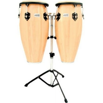 Toca 3100CF Elite Pro Wood Conga Set with Stand, Crimson Maple