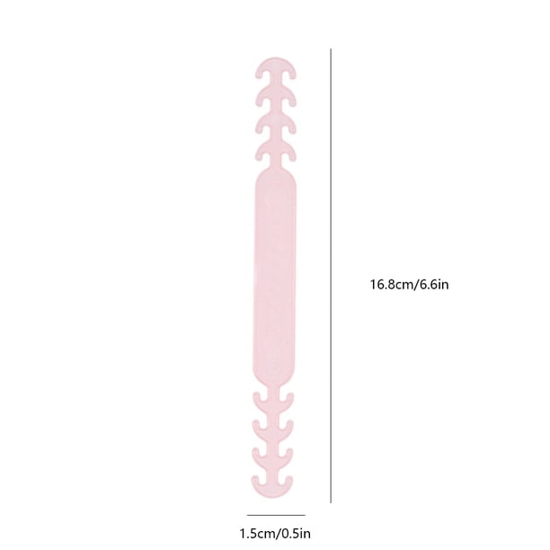 Mascarilla para el oído, gancho de extensión para adultos, niños, respirador, cuerdas para los oídos, hebilla ajustable de 4 engranajes 10 Uds seitruly EL4153-02B