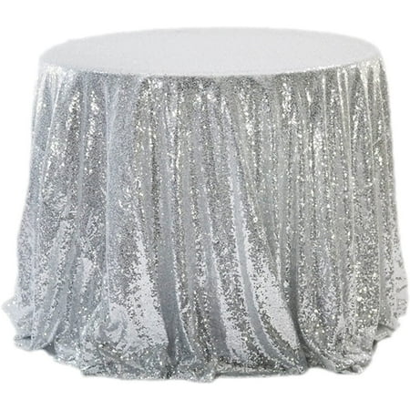 

Borke Sequin Tablecloth 70.8 Glitter Sparkly Fabric Tablecloth Sparkly Table Cloth Cake Table Cover Overlay For Birthday Wedding Party Decoration