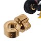 thumbnail image 1 of Contrapesos de eje trasero de latón ANGGREK dorado para 1/18 RC Crawler, 1 of 8