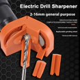thumbnail image 6 of Sylvtty Drill Sharpener Wear-Resistant Multi-Purpose Grinding Tool Efficient Portable Quick Drill Bit Sharpener, 6 of 7