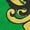 Kelly Green, variant on Hufflepuff Crest Women's T Shirt (Medium) Charcoal