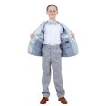 thumbnail image 4 of Boys Tuxedo Set 3pc Satin Peak Lapel Jacket With Matching Vest & Pants Free Shirt & Bow Tie-Modern Fit, 4 of 5