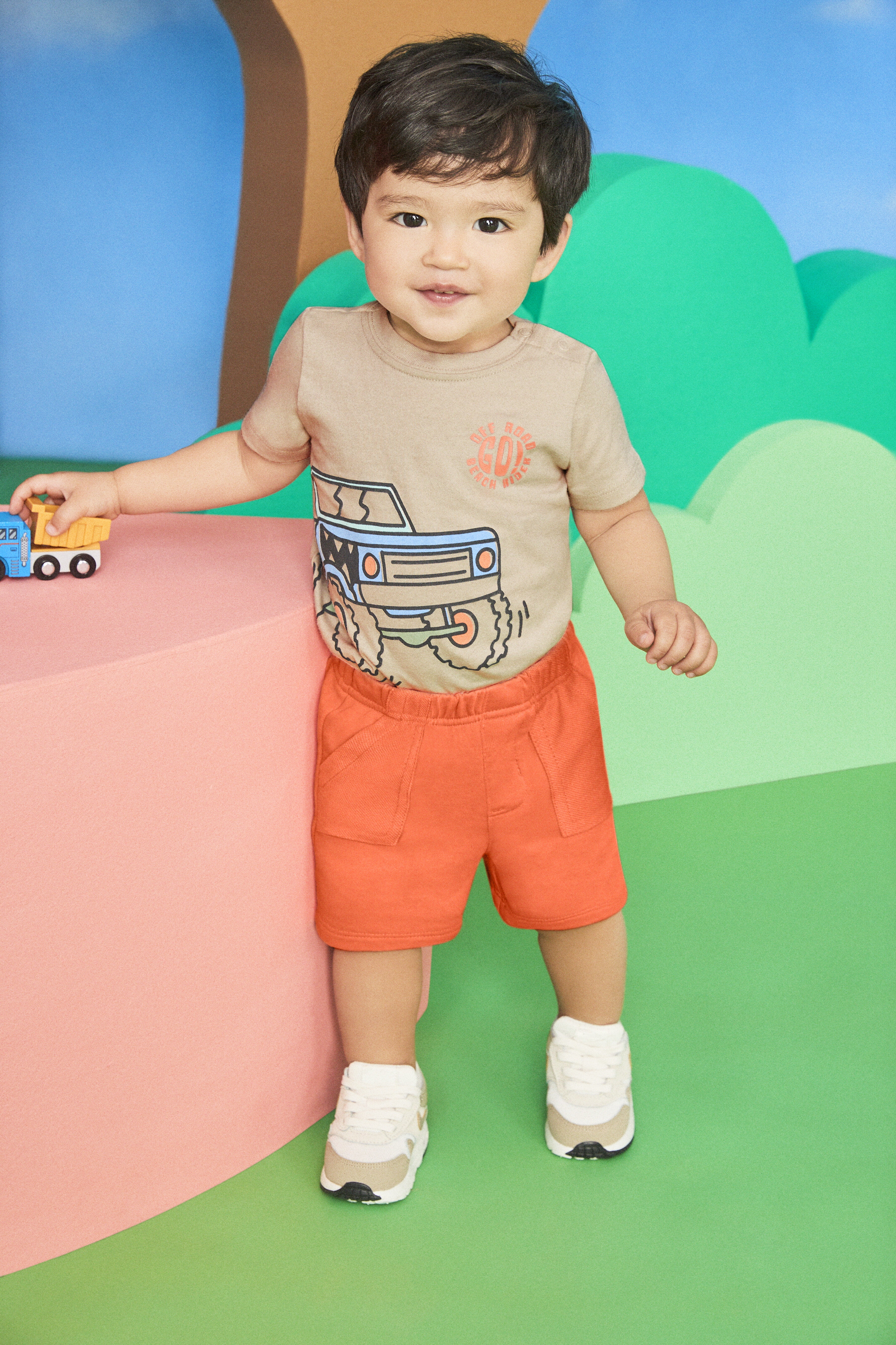 Garanimals Baby Boy French Terry Reverse Pocket Shorts, Sizes 0M-24M
