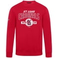 thumbnail image 2 of Men's Levelwear Red St. Louis Cardinals Punch Out Pullover Sweatshirt, 2 of 3