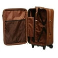 thumbnail image 2 of Amerileather 8002-2 2-Piece Carry-On Luggage Set - Brown, 2 of 2