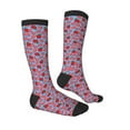 thumbnail image 3 of Fotbe Strawberries print Women's Men's Novelty Crew Socks Cotton Socks Knee High Socks for Walking,Running,Nurses,Pregnancy, 3 of 9