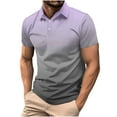 thumbnail image 2 of Awdenio Men's Shirts Summer Short Sleeve T-Shirt Casual Relaxed Fit Gradient Shirts for Men, 2 of 6
