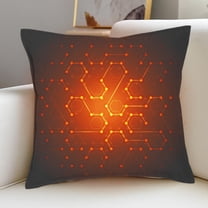 USB Heated Pillow, Adjustable Temperature Heating Pillow for Backrest, Soft and Warm Pillow for Winter, USB Powered Heated Cushion for Office and Home