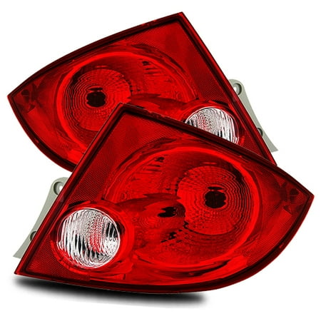 For 05 10 Chevy Cobalt Sedan Red Clear Left Right Tail Lights Rear For 05 10 Chevy Cobalt Sedan Red Clear Left Right Tail Lights Rear Brake Lamps Replacement Embly Set