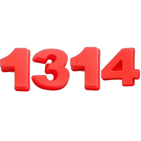 

1314 Number Silicone Cake Baking Molds Baking Molds for Birthday Wedding Anniversary 4PCS