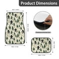 thumbnail image 5 of Pzuqiu All Weather Car Mats Vehicle Steering Wheel Protector Full Set with Anti-Slip Pad Dust Proof Car Interior Accessories Easy to Install for SUV,Vans, Wild Man Car Mats Full Set 5 Pcs, 5 of 6