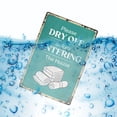 thumbnail image 3 of Swimming Pool Sign Decor Pool Decorations Outdoor Please Dry Off Before Entering The House Durable Metal Sign Plaque for Beach Home Bar Pool Deck Backyard Fence Walls 12X8 Inch, 3 of 5