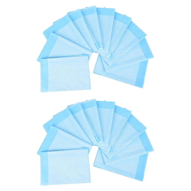 EeaseMX 20 almohadillas desechables para incontinencia urinaria de 60 x 90 cm para adultos, absorbentes de orina y pañales para cama.