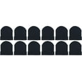 thumbnail image 2 of 24x Winter Beanies & Gloves Combo Pack, Bulk Pack for Men Women, Warm Cozy Gift (Black), 2 of 3