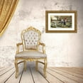 thumbnail image 3 of Paul Tavernier 24x17 Gold Ornate Framed and Double Matted Museum Art Print Titled - Beats the Water, 3 of 4