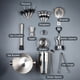 thumbnail image 2 of 16pcs/set Mixology Bartender Kit Cocktail Shaker Set con 550ML Shaker/ Leyfeng  Criba vibradora, 2 of 7