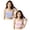Pink 1PCS & Grey 1PCS, variant on XEGLSBU 2 Pack Girls Training Bras Soft Longline Seamless Camisole Tank for Tweens to Teenager Undergarments Size10-14 Years