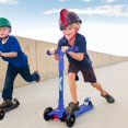 thumbnail image 4 of Yiwa Trottinette à 3 Roues pour Enfants, Guidon Réglable, Trottinette à Inclinaison pour Diriger avec Roues en PU Lumineuses à LED, Grand Plateau Antidérapant, 4 of 8