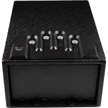 MiniVault GV1000 Standard Digital Single Gun Safe - Quick-Access Pistol Safe with No-Eyes® Keypad Spring-Loaded Door Tamper Alert & 16-Gauge Steel Construction$$Tools & Hardware Other