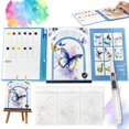 thumbnail image 1 of Kit para aliviar el estrés, libro de pintura en acuarela TLM 2026 Butterfly, 1 of 8
