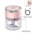 thumbnail image 1 of Picadora de Ajo Eléctrica de 250ML | Procesador Portátil Inalámbrico, Picadora de Verduras Recargable para Nueces, Chile, Cebolla, Carne Picada y Especias, Libre de BPA, Carga USB, 1200 RPM, 1 of 13
