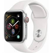 Restored Apple Watch Series 4 (GPS+Cellular, 40mm) - Stainless Steel Case - Silver (Refurbished)