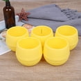 thumbnail image 1 of 5PCS Blue Flower Pots Mini  Plastic Flowerpot Nursery Flower Pot Home Decor, 1 of 6