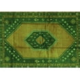 thumbnail image 1 of Ahgly Company Indoor Rectangle Medallion Green Traditional Area Rugs, 6' x 9', 1 of 1