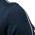 thumbnail image 4 of Miluxas Men's Full Zip Sweatshirt No Hood Hoodies Casual Cardigan Lightweight Cotton Hoody Navy, 4 of 9