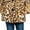 Amur Leopard, variant on Widgeon Girls Jackets Faux Fur Coats Above Knee Female Outerwear, Cloud Coral With Hat, Size: 3