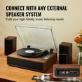 thumbnail image 4 of VEVOR Tourne-Disque Vinyle Bluetooth 3 Vitesses Tourne-Disque 10W Haut-Parleurs, 4 of 9