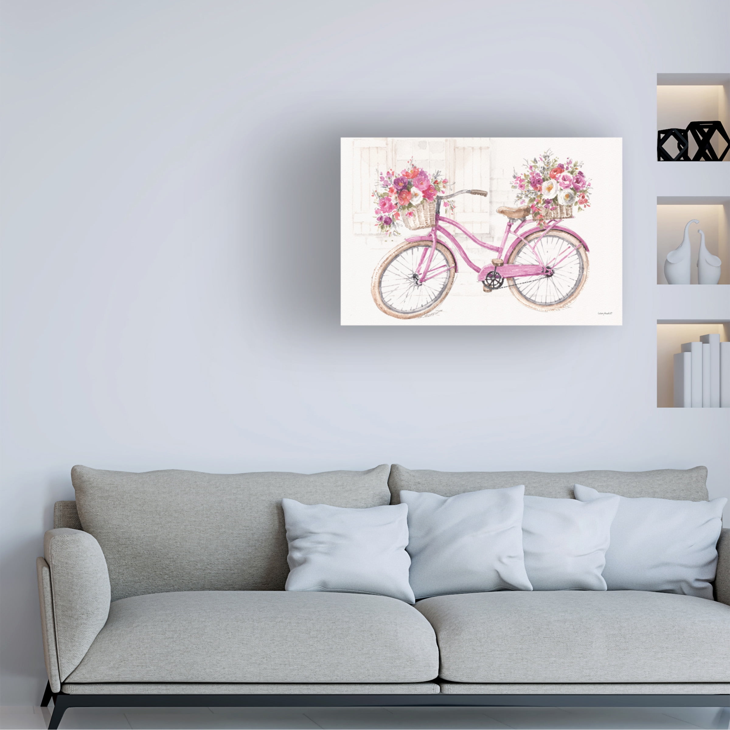 Lisa Audit 'Obviously Pink 12' Canvas Art