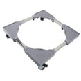 thumbnail image 4 of Adjustable Universal Appliance Base Stand with 360° Lockable Wheels - Rustproof Stainless Steel & PVC Construction, Sturdy Rolling Dolly for Washing Machine, Refrigerator, Dryer, Easy Tool-Free, 4 of 7